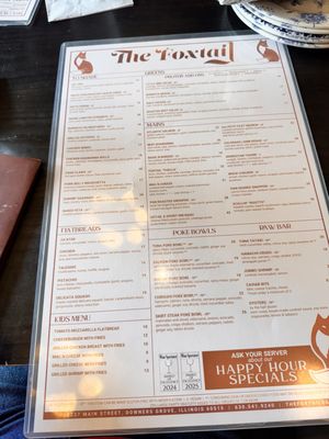 Menu photo 3 The Foxtail Downers Grove, IL Menu photo 3 The Foxtail Downers Grove, IL