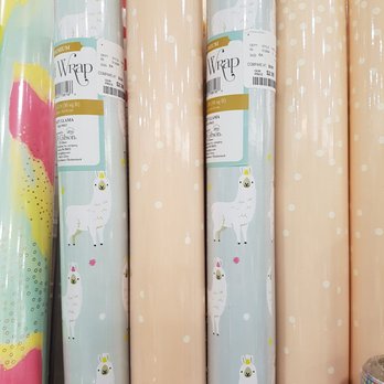 HomeGoods - Party Llama wrapping paper, $2.99 per roll, prior to tax - Home Decor Near Me - Monrovia, California