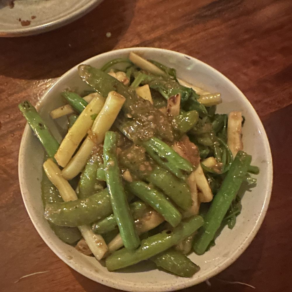 The Tyger - WOK TOSSED HEIRLOOM STRING BEANS - Cocktail Bars Near Me - New York, New York The Tyger - WOK TOSSED HEIRLOOM STRING BEANS - Cocktail Bars Near Me - New York, New York