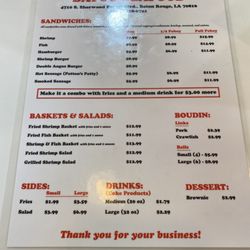 Bayou Sea Food And Po Boys