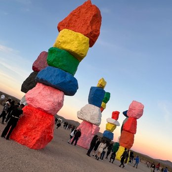 Seven Magic Mountains - Public Art Near Me - Las Vegas, Nevada