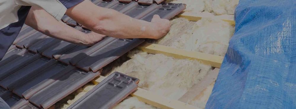 Slide of Two Men Roofing