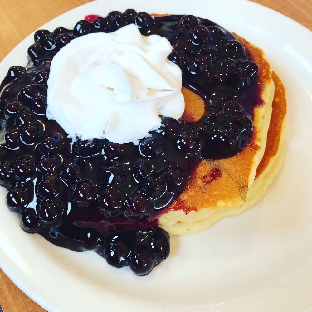 Loaded Cafe - Long Beach - Double Blueberry Pancake - American Near Me - Long Beach, California Loaded Cafe - Long Beach - Double Blueberry Pancake - American Near Me - Long Beach, California