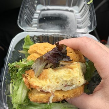 Handsome Biscuit - The Dill Na Na (with one bite taken out!) - Breakfast & Brunch Near Me - Norfolk, Virginia Handsome Biscuit - The Dill Na Na (with one bite taken out!) - Breakfast & Brunch Near Me - Norfolk, Virginia