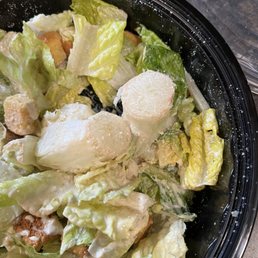 Caesar Salad complete with large stems. Do I say "hold the stems" next time?