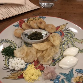 Ungrafted - Arepas with caviar ($24) - cute and fun - New American Near Me - San Francisco, California Ungrafted - Arepas with caviar ($24) - cute and fun - New American Near Me - San Francisco, California