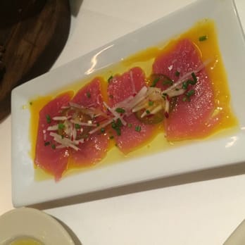 Barcelona Reston - Yellow fin with aji sauce - Tapas/Small Plates Near Me - Reston, Virginia Barcelona Reston - Yellow fin with aji sauce - Tapas/Small Plates Near Me - Reston, Virginia