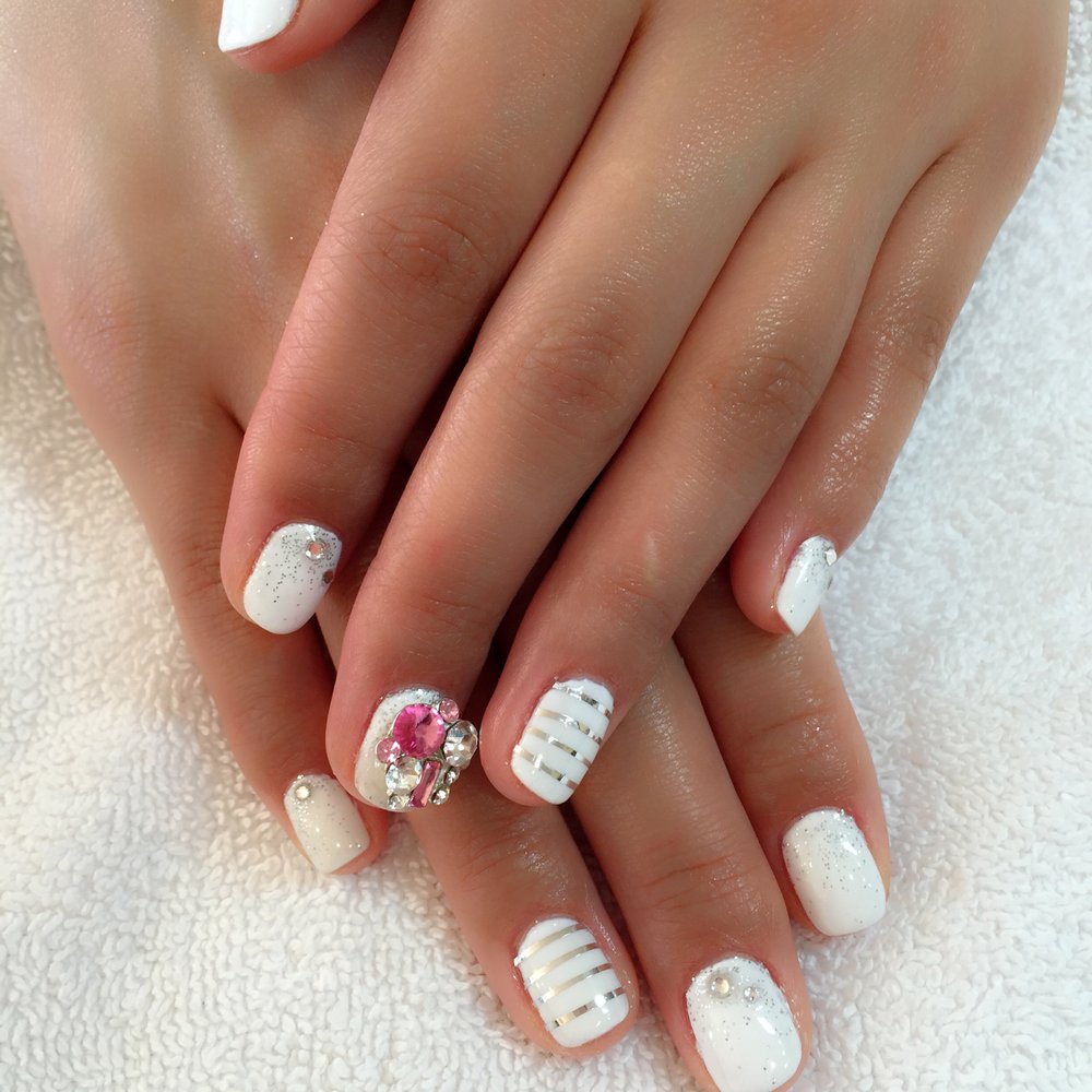 Nothing But Nails - My wedding day nails! ^.^ - Nail Salons Near Me - Saratoga, California