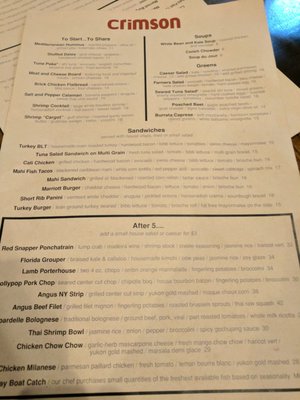 Menu photo 7 Crimson Tavern Orlando, FL Menu photo 7 Crimson Tavern Orlando, FL