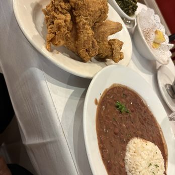 Dooky Chase's Restaurant - Red Beans And Rice Fried chicken and Collard Greens - Cajun/Creole Near Me - New Orleans, Louisiana Dooky Chase's Restaurant - Red Beans And Rice Fried chicken and Collard Greens - Cajun/Creole Near Me - New Orleans, Louisiana