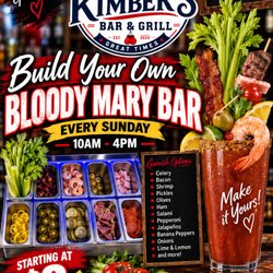 Kimber's Bar & Grill - Build it your way with 12 options to put in