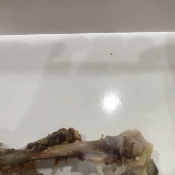 Jollibee - Hair on my chicken joy. Looks brown or blonde on the upper right corner. - Chicken Shop Near Me - Rancho Cucamonga, California