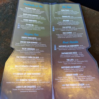 Tiki Docks Riverview - Drink menu - Salad Near Me - Riverview, Florida