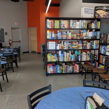 Slice and Dice Pizzeria - More games. There are 2 more sets of shelves like this. - Pizza Near Me - Albuquerque, New Mexico Slice and Dice Pizzeria - More games. There are 2 more sets of shelves like this. - Pizza Near Me - Albuquerque, New Mexico