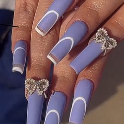 Prom Nails  Fire