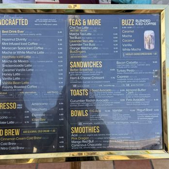 Better Buzz Coffee La Jolla - Menu - Coffee & Tea Near Me - San Diego, California Better Buzz Coffee La Jolla - Menu - Coffee & Tea Near Me - San Diego, California
