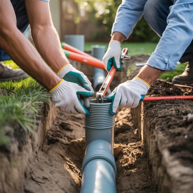 Slide of Venerable Drain Service