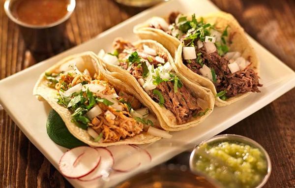 Premium Package Special #1 - Special #1 includes the following:
3 Types of Meats of your Choice,
(Asada, Al Pastor, Chicken, Carnitas, Chorizo, Lengua/Tongue, Cabeza/Head)
Freshly Cooked Rice and Beans
Condiments: Onions, Cilantro, Limes,carrots, Red & Green Salsas, Cheese, Sour Cream
Cheese Quesadillas, Chips, Guacamole, and Pico de Gallo
Five Gallons of Fresh Water Juice
**Plates,Napkins And
Utensils Included** Premium Package Special #1 - Special #1 includes the following:
3 Types of Meats of your Choice,
(Asada, Al Pastor, Chicken, Carnitas, Chorizo, Lengua/Tongue, Cabeza/Head)
Freshly Cooked Rice and Beans
Condiments: Onions, Cilantro, Limes,carrots, Red & Green Salsas, Cheese, Sour Cream
Cheese Quesadillas, Chips, Guacamole, and Pico de Gallo
Five Gallons of Fresh Water Juice
**Plates,Napkins And
Utensils Included**