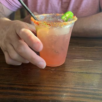 Island Fish - Jalapeño strawberry margarita - Seafood Near Me - Marathon, Florida Island Fish - Jalapeño strawberry margarita - Seafood Near Me - Marathon, Florida