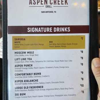 Aspen Creek Grill - Menu - Comfort Food Near Me - San Antonio, Texas Aspen Creek Grill - Menu - Comfort Food Near Me - San Antonio, Texas