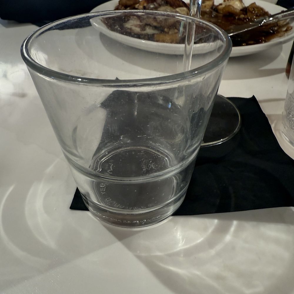 Brunch & Sip - The dirty glass that my drink arrived in. - Coffee & Tea Near Me - Phoenix, Arizona