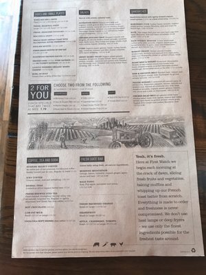 Menu photo 5 First Watch Dayton, OH