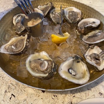 The Franklin Café - Dozen raw oysters- delicious! - Seafood Near Me - Apalachicola, Florida The Franklin Café - Dozen raw oysters- delicious! - Seafood Near Me - Apalachicola, Florida