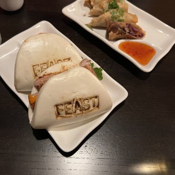 Feast - Artisan Dumpling and Tea House - Ahi tuna buns + Spring Rolls - Chinese Near Me - Madison, Wisconsin Feast - Artisan Dumpling and Tea House - Ahi tuna buns + Spring Rolls - Chinese Near Me - Madison, Wisconsin