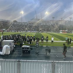 University of Hawaii at Manoa Football - T.C. Ching field looking Maki to Mauka.