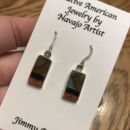 Bought my beautiful earrings here, made by local Navajo artist, Jimmy Poyer. Bought my beautiful earrings here, made by local Navajo artist, Jimmy Poyer.