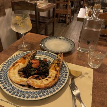 Restaurante Duque - Tiger prawns and pasta - Portuguese Near Me - Lisbon, 11