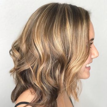 Caramel Partial Highlights And Toner Yelp