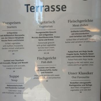 Wilden Mann Stube - the real menu with meat dishes CHF39-CHF50 - Hotels Near Me - Luzern, LU