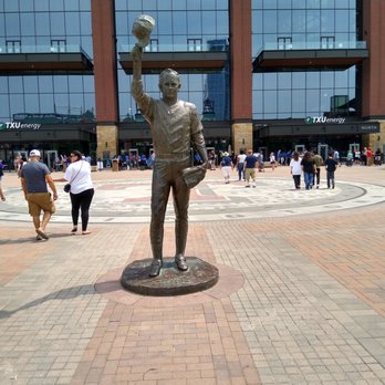 Globe Life Field - Nolan Ryan Statue. - Stadiums & Arenas Near Me - Arlington, Texas