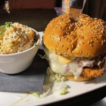 Kix On Main - Chicken and slaw sandwich - New American Near Me - Canandaigua, New York Kix On Main - Chicken and slaw sandwich - New American Near Me - Canandaigua, New York