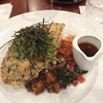 MW Restaurant - Mochi crusted opakapaka on a bed of somen - New American Near Me - Honolulu, Hawaii