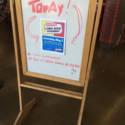 Free comic with any in store purchase Free comic with any in store purchase