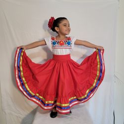 Folklore de Mexico - Folkloric practice skirt all sizes and colors