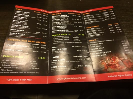 Menu photo 3 Afghan Kebob Cuisine Mississauga, ON Menu photo 3 Afghan Kebob Cuisine Mississauga, ON