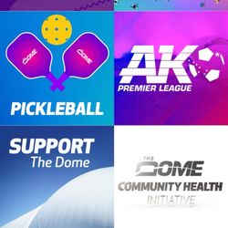 The Dome - The dome is a vital part of all kinds of sports in Anchorage because many of the sports that are normally played outside