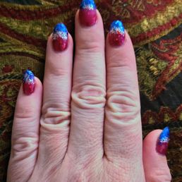 My nails.  People thought my daughter did them because they look so terrible.  Such a waste of money.