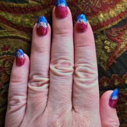 My nails. People thought my daughter did them because they look so terrible. Such a waste of money.