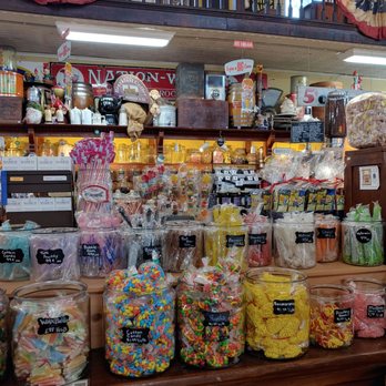 Old Village Mercantile - Love that they've got old candy tins as decor - Coffee & Tea Near Me - Caledonia, Missouri Old Village Mercantile - Love that they've got old candy tins as decor - Coffee & Tea Near Me - Caledonia, Missouri