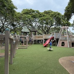 Aikahi Elementary School Playground - Fun for days for kids.