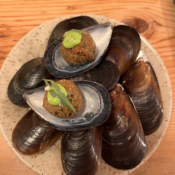 Deer + Almond - a plate of steamed mussels - Tapas Bars Near Me - Winnipeg, Manitoba