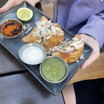 Benchmark Chicago - Beef Empanadas (3) - Sports Bars Near Me - Chicago, Illinois