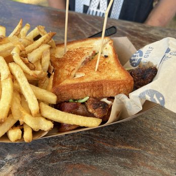 The Gulf - Snapper BLT! Was skeptical but this was AMAZING! - Burgers Near Me - Orange Beach, Alabama The Gulf - Snapper BLT! Was skeptical but this was AMAZING! - Burgers Near Me - Orange Beach, Alabama