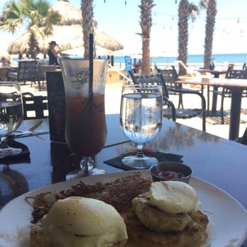 Azure Oceanfront Dining - Crab cake Benedict - Seafood Near Me - Daytona Beach Shores, Florida