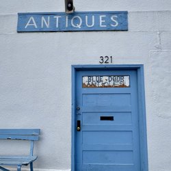 Blue Door Antiques - Entrance