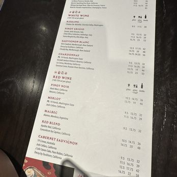 P.F. Chang's - Drink menu - Chinese Near Me - Jacksonville, Florida